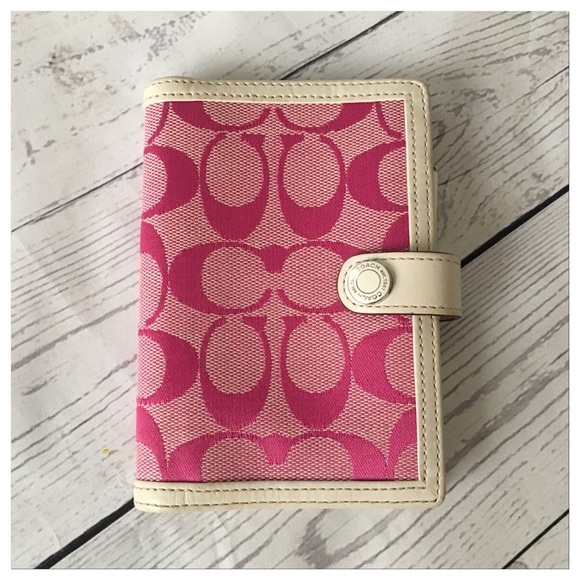 Coach Handbags - Coach Pink Daily Planner